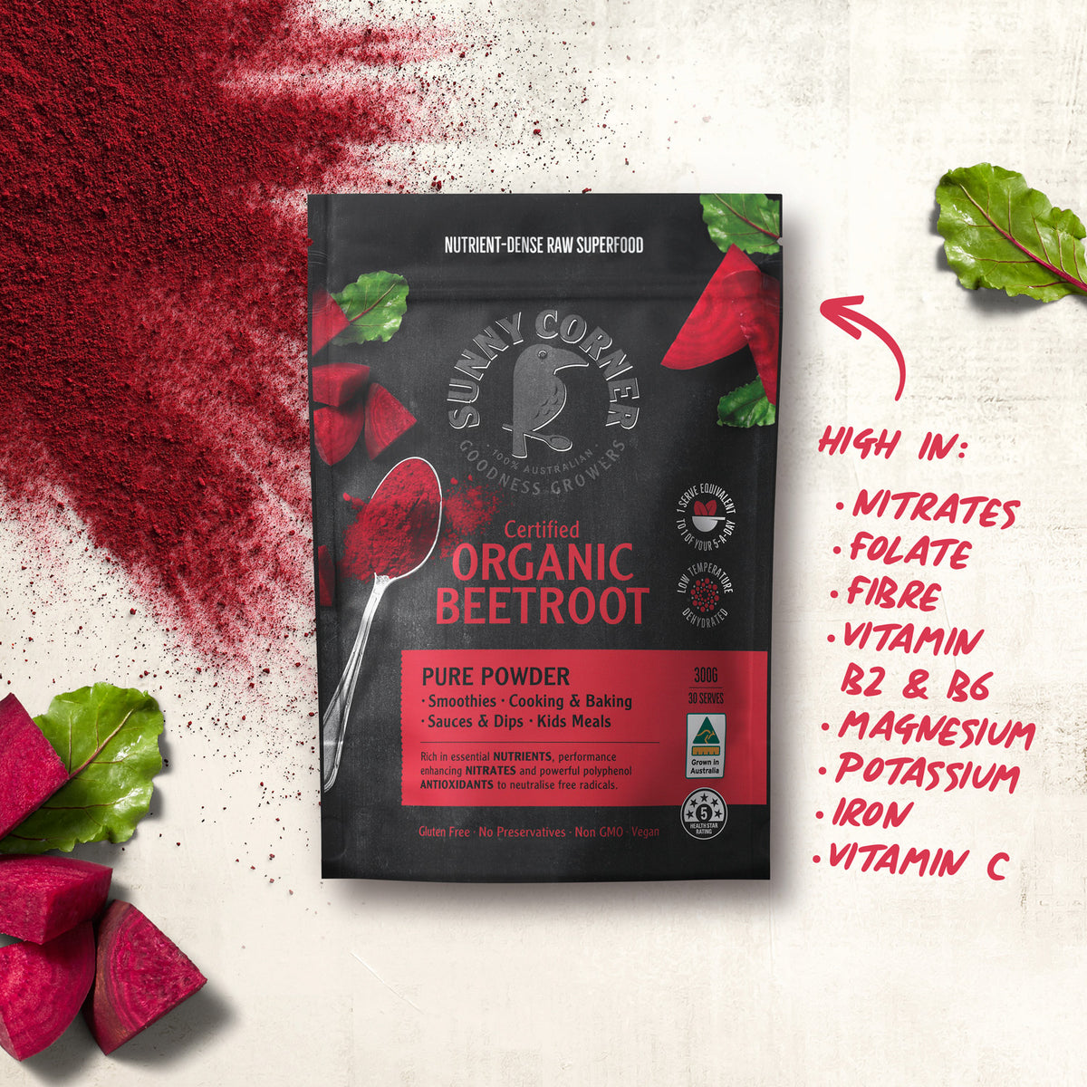 Organic Beetroot Powder Australia: Boost Your Health Naturally